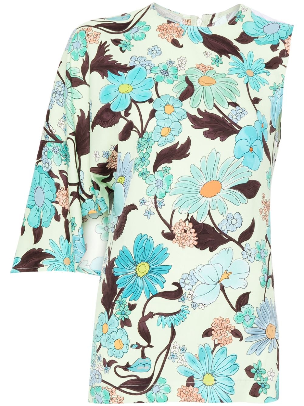 Garden-print blouse - 1
