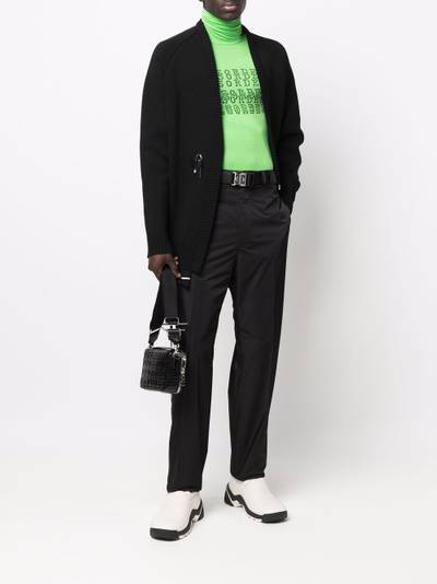 Givenchy 4G buckle straight-leg trousers outlook