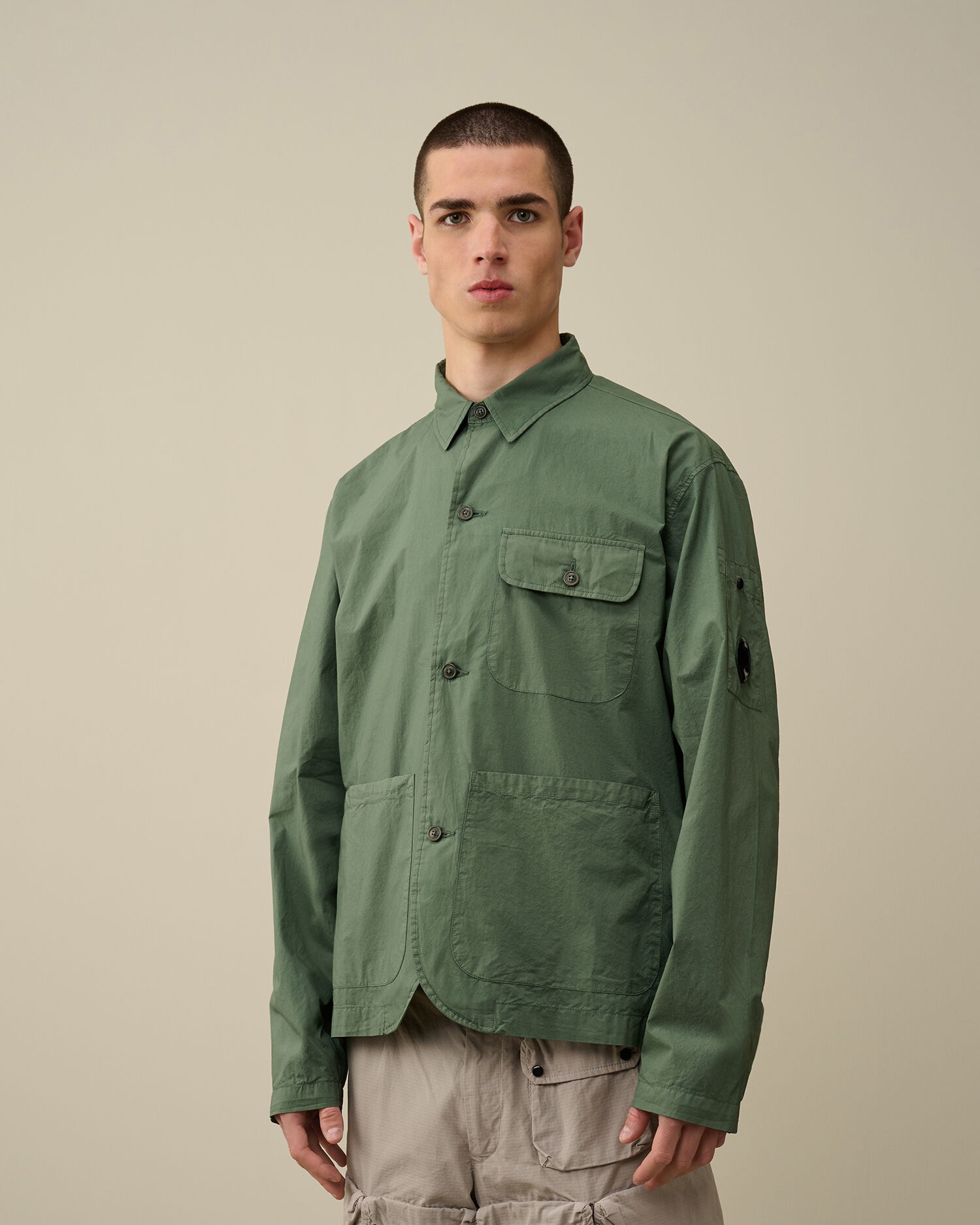 Cotton Popeline Workwear Shirt - 2