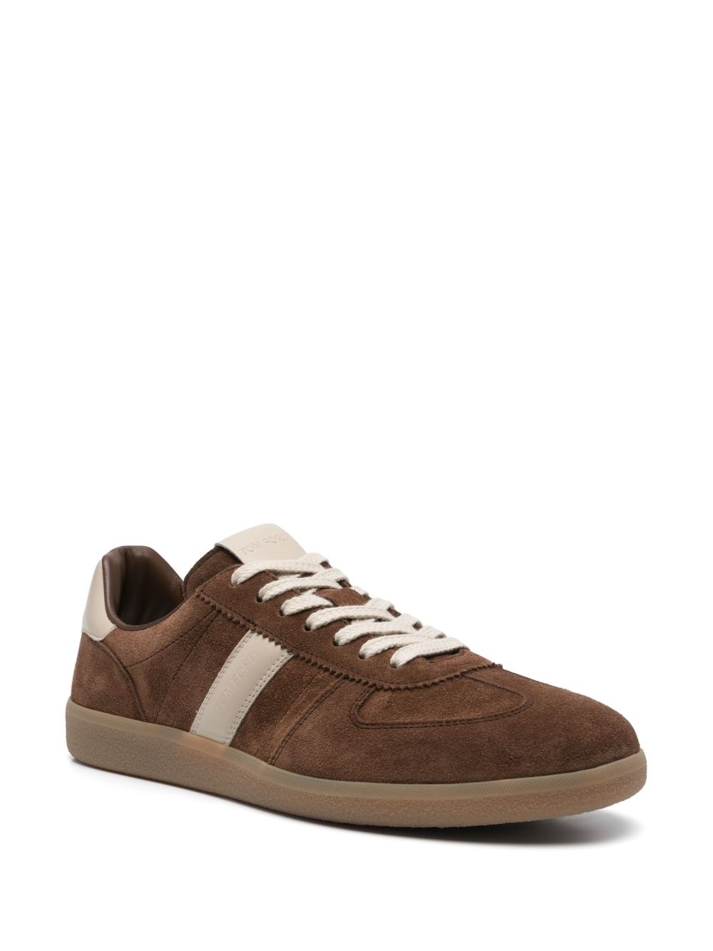 suede panelled sneakers - 2