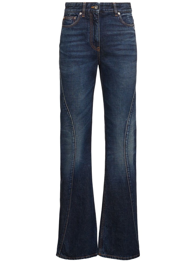 デニム・ジーパン FERRAGAMO Straight jeans FERRAGAMO straight jeans with contrasting stitching details