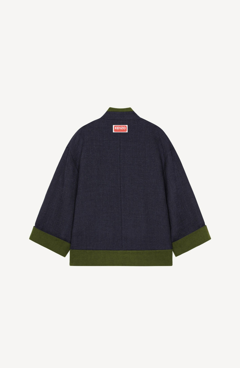 KENZO Wool kimono coat outlook