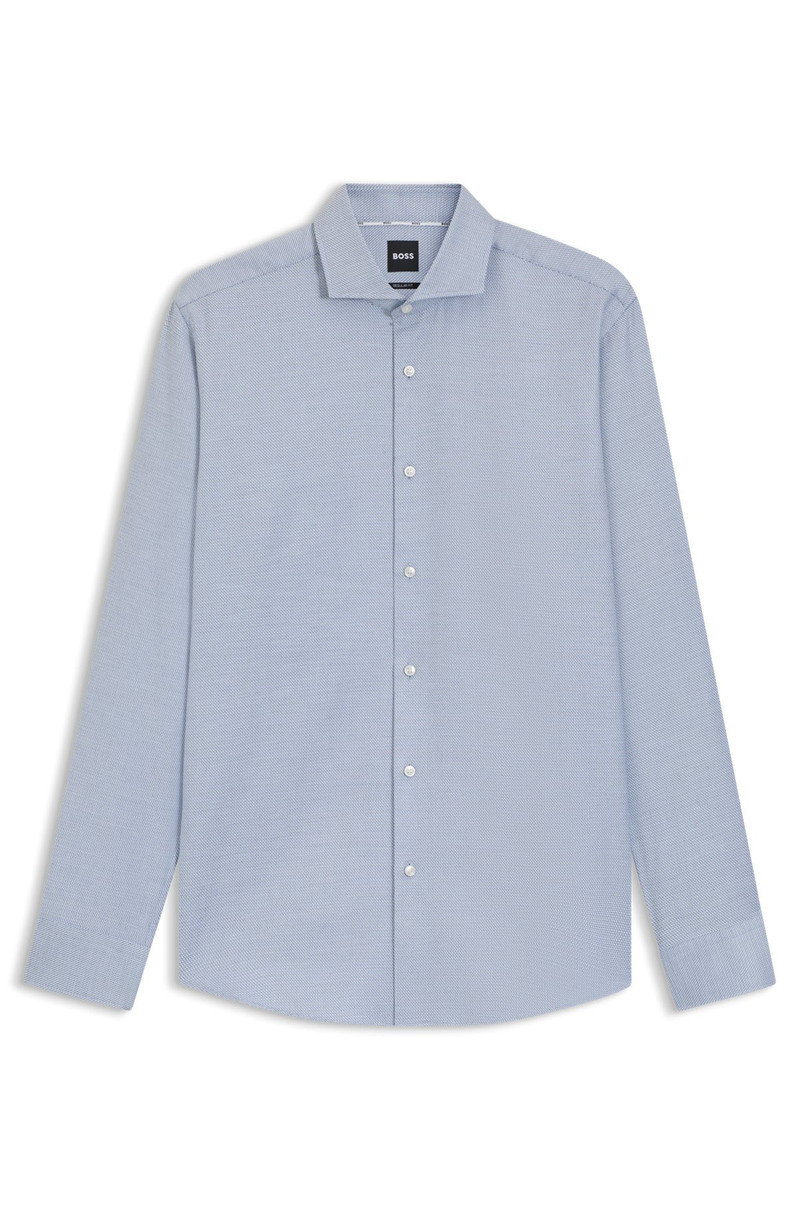 PRINTED REGULAR-FIT SHIRT IN COTTON TWILL 1