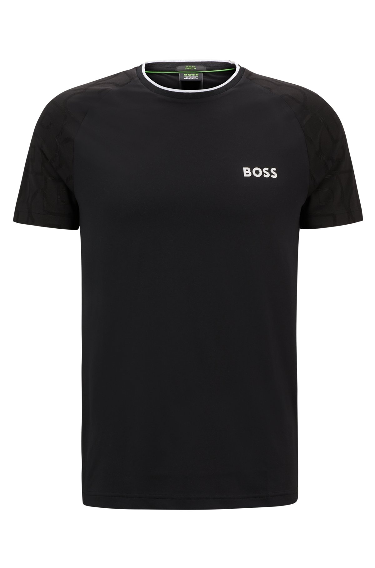 BOSS X MATTEO BERRETTINI STRETCH-JERSEY T-SHIRT WITH SIGNATURE DETAILS - 1