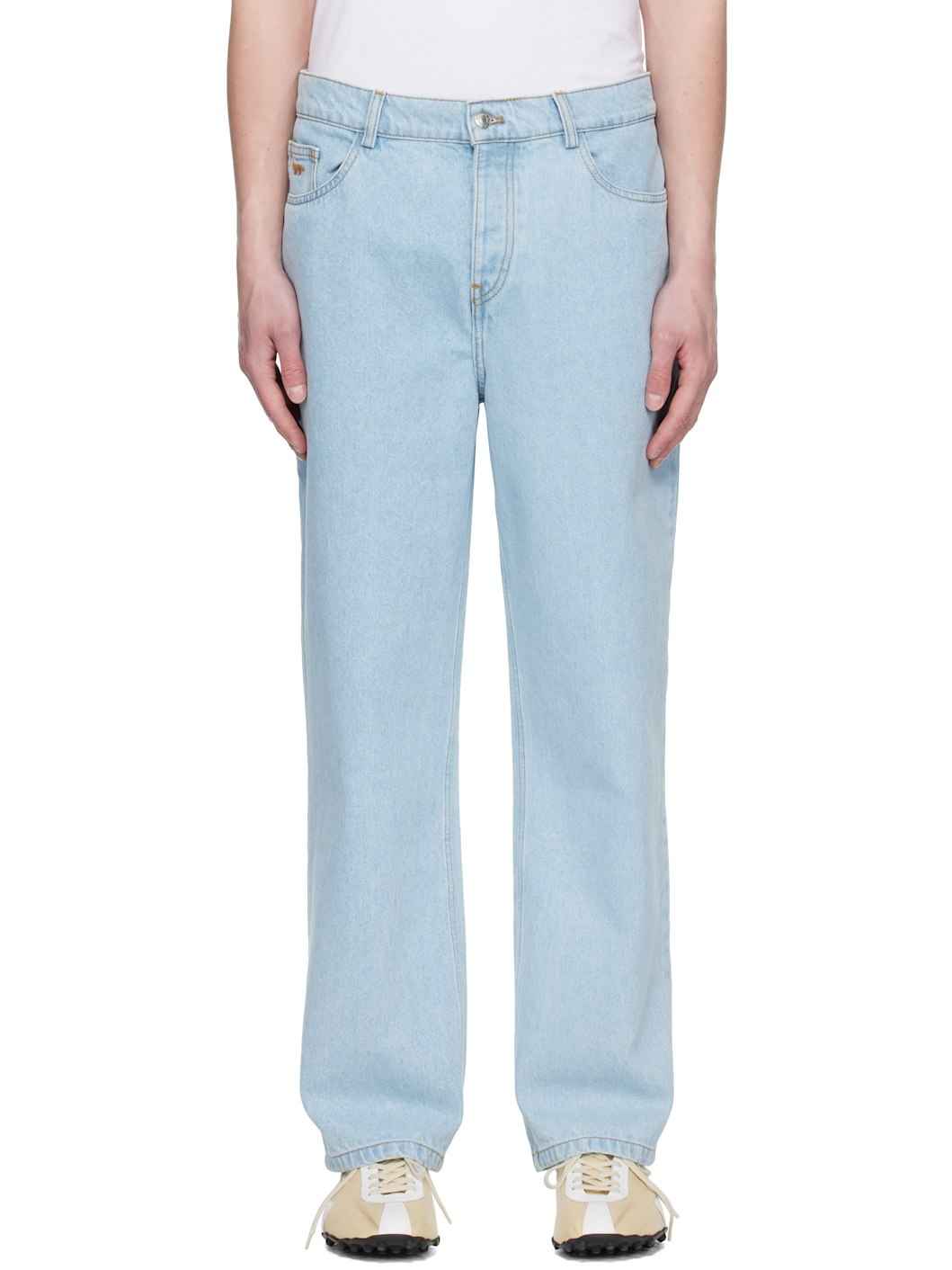 Blue Relaxed Jeans - 1