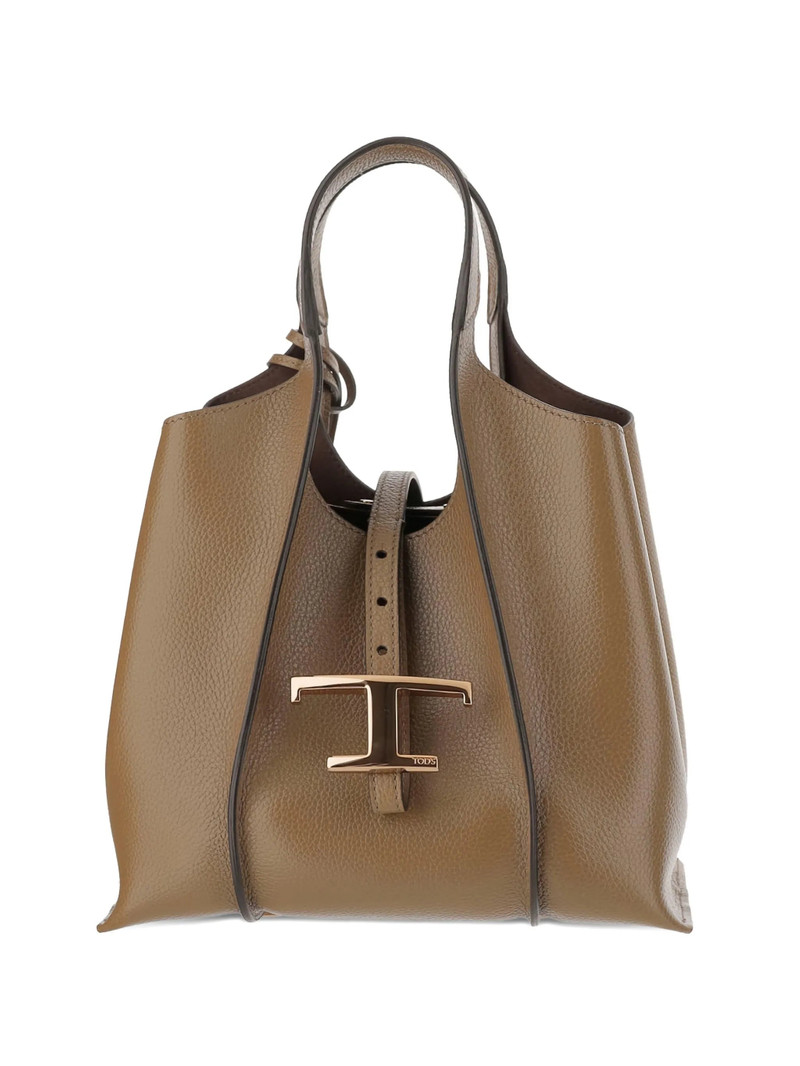 Tod's Leather T-buckle Shoulder Bag 1