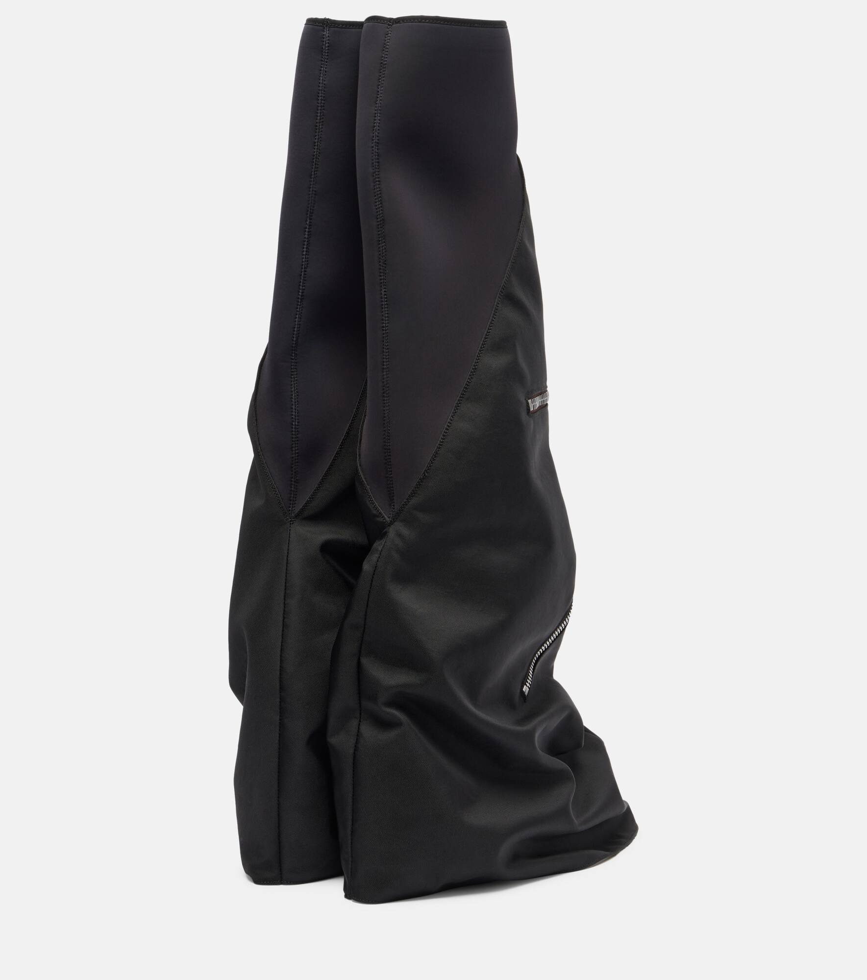 Zipper-detail over-the-knee boots - 2