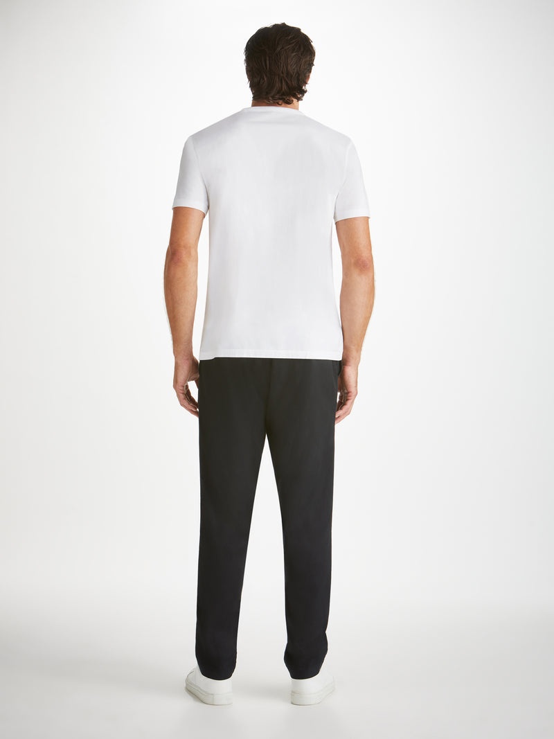 Men's T-Shirt Barny Pima Cotton White - 4