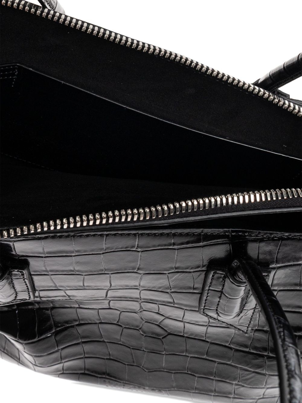 crocodile-effect tote bag - 6