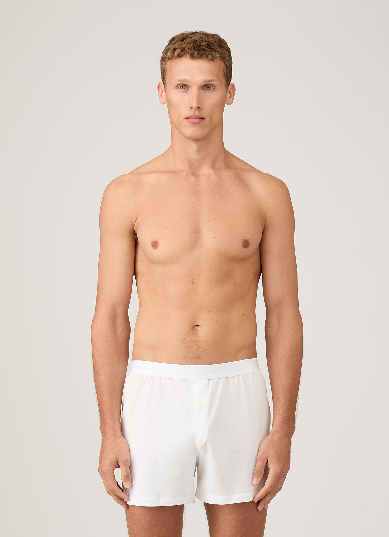 Superfine Cotton One‑Button Shorts - 2