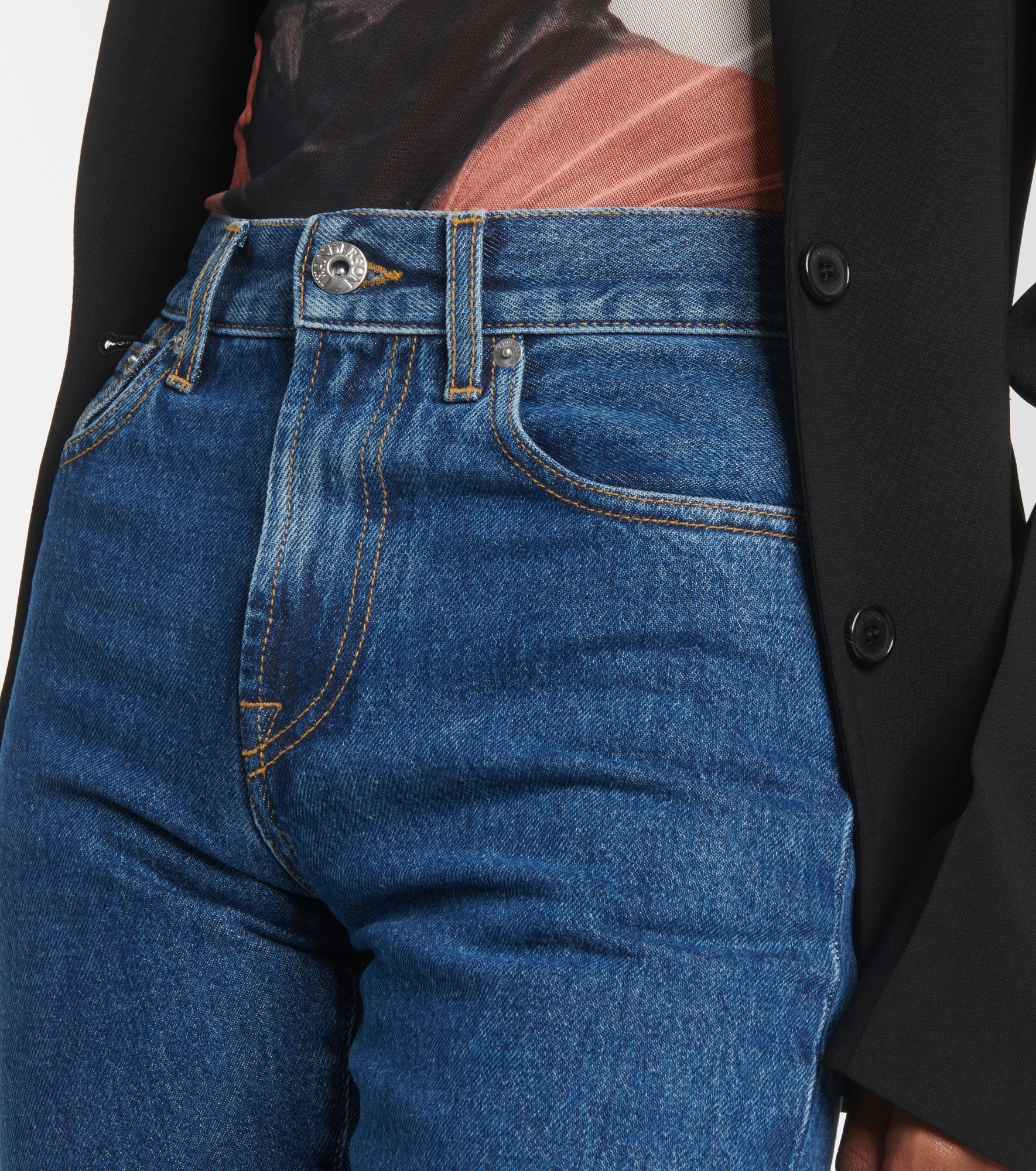 Distressed cropped jeans - 4