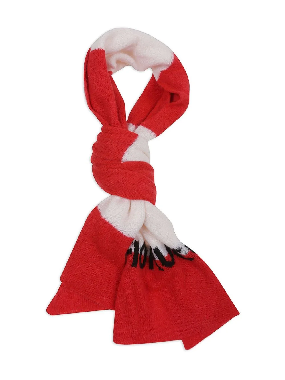 striped-pattern scarf - 1