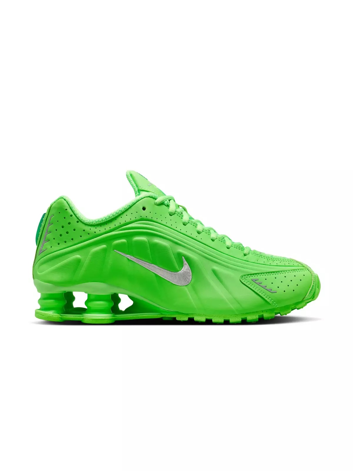 Shox R4 "Green Strike/Metallic Silver" Women's Shoe - 2