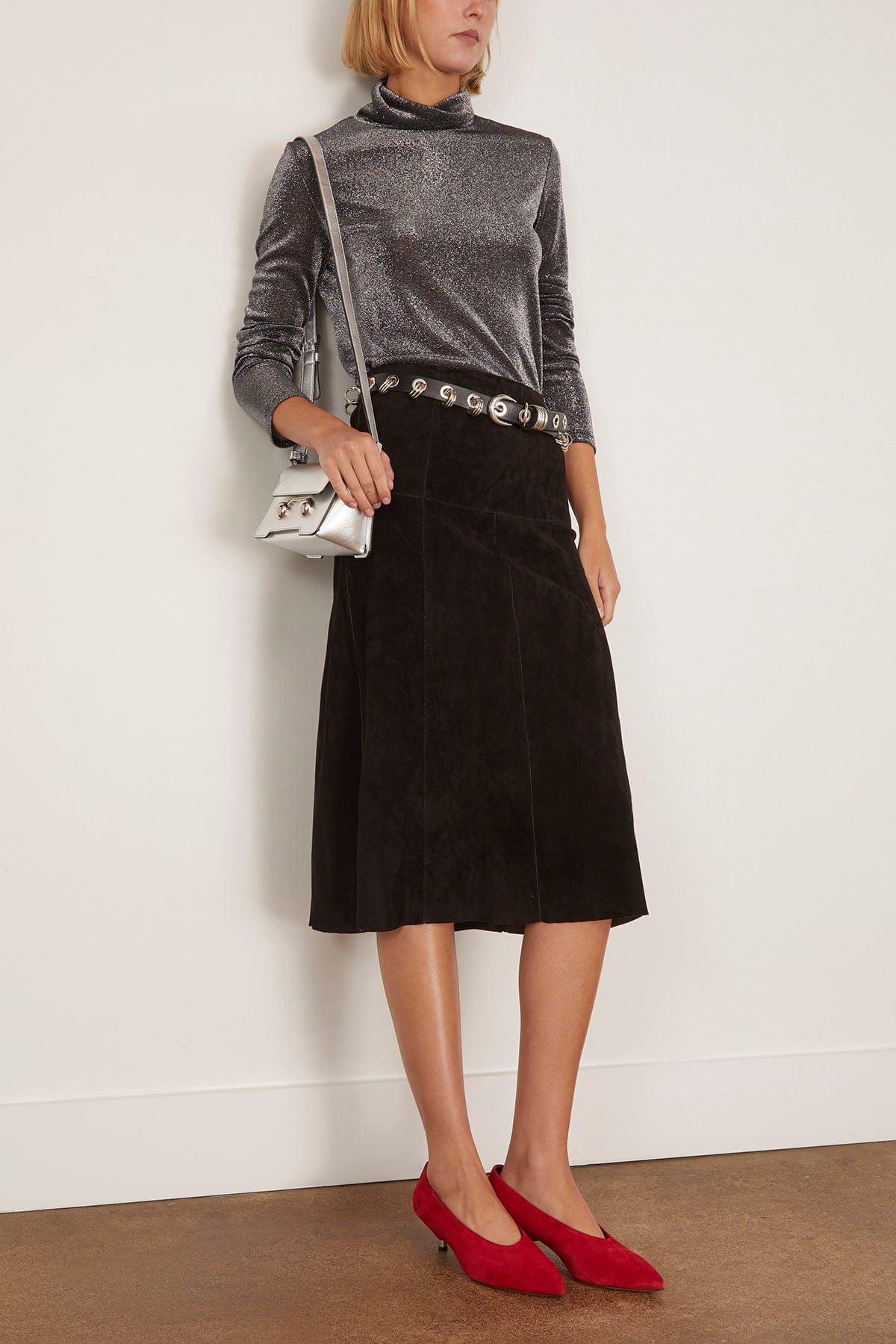 Jadia Top in Gunmetal - 2
