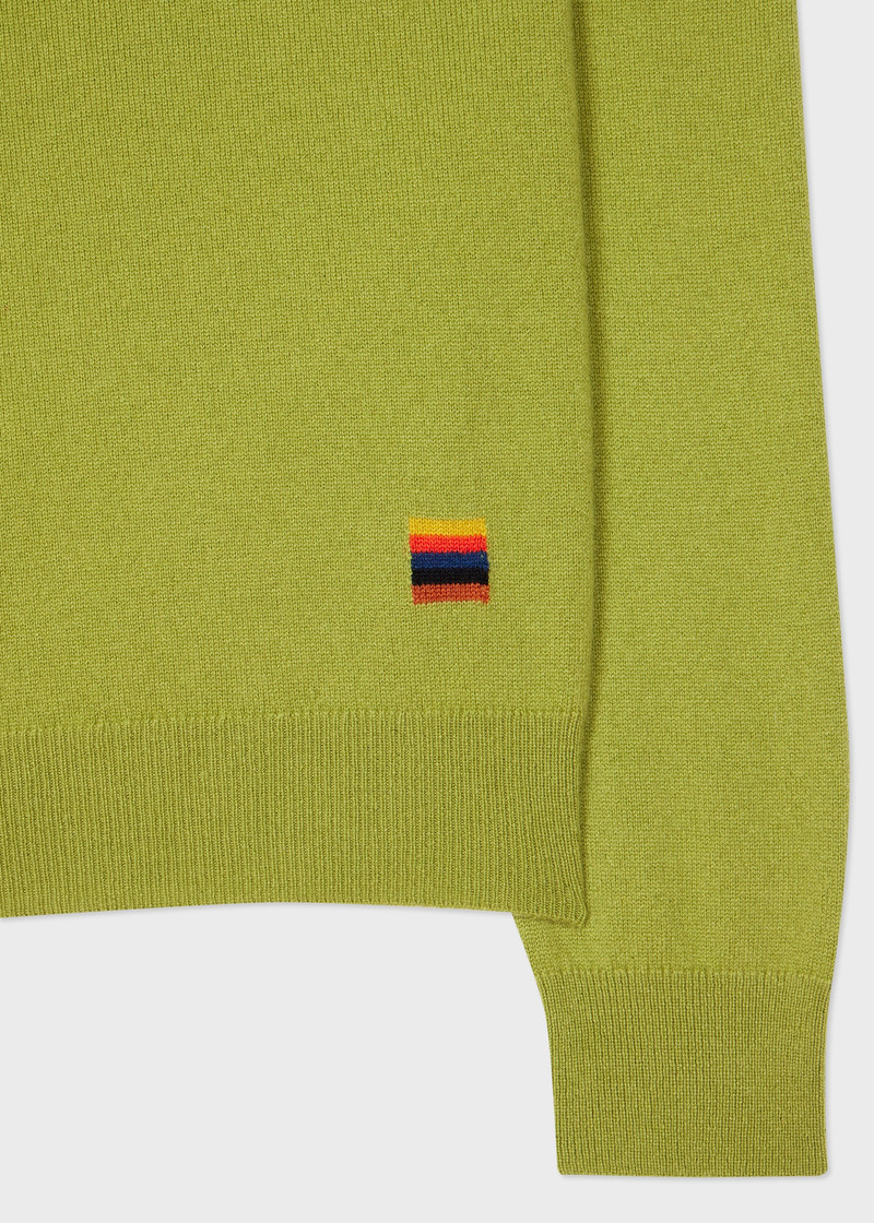 Paul Smith Women's Moss Green Cashmere Roll Neck Sweater outlook
