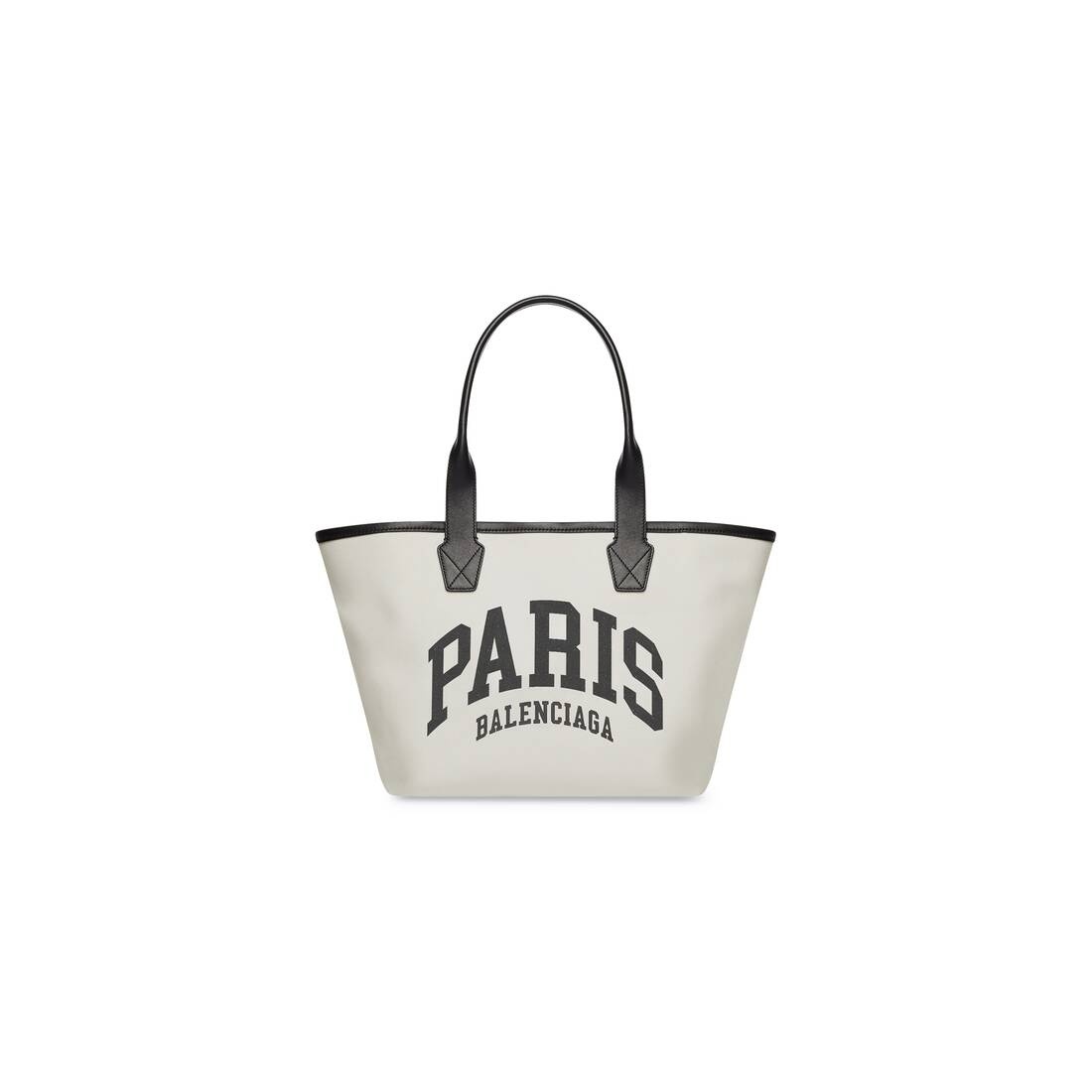 Women's Cities Paris Jumbo Small Tote Bag in Beige - 1