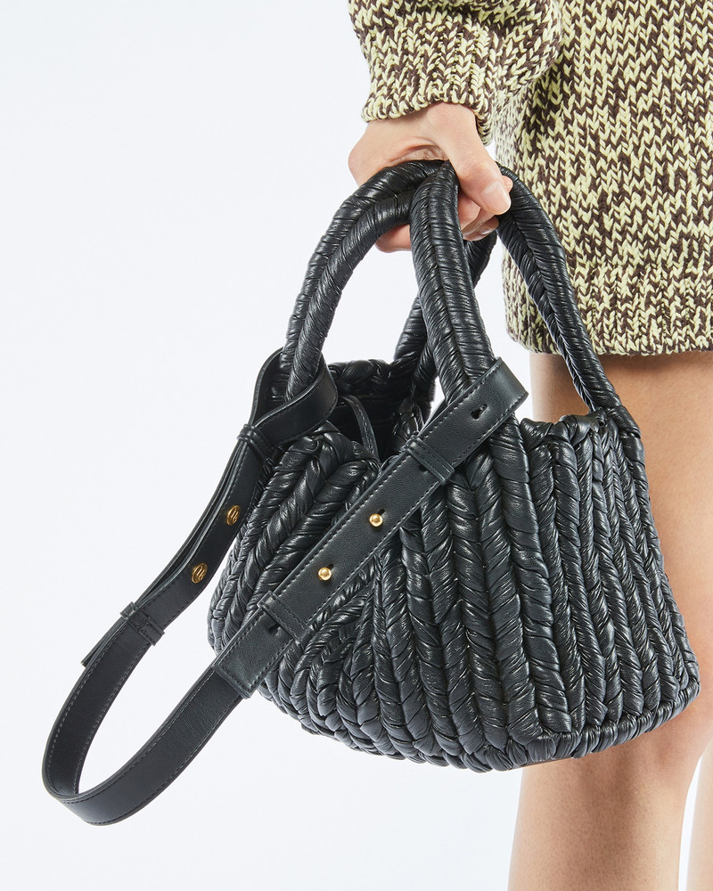 THE BUSKET - Knit bucket bag - Black 6