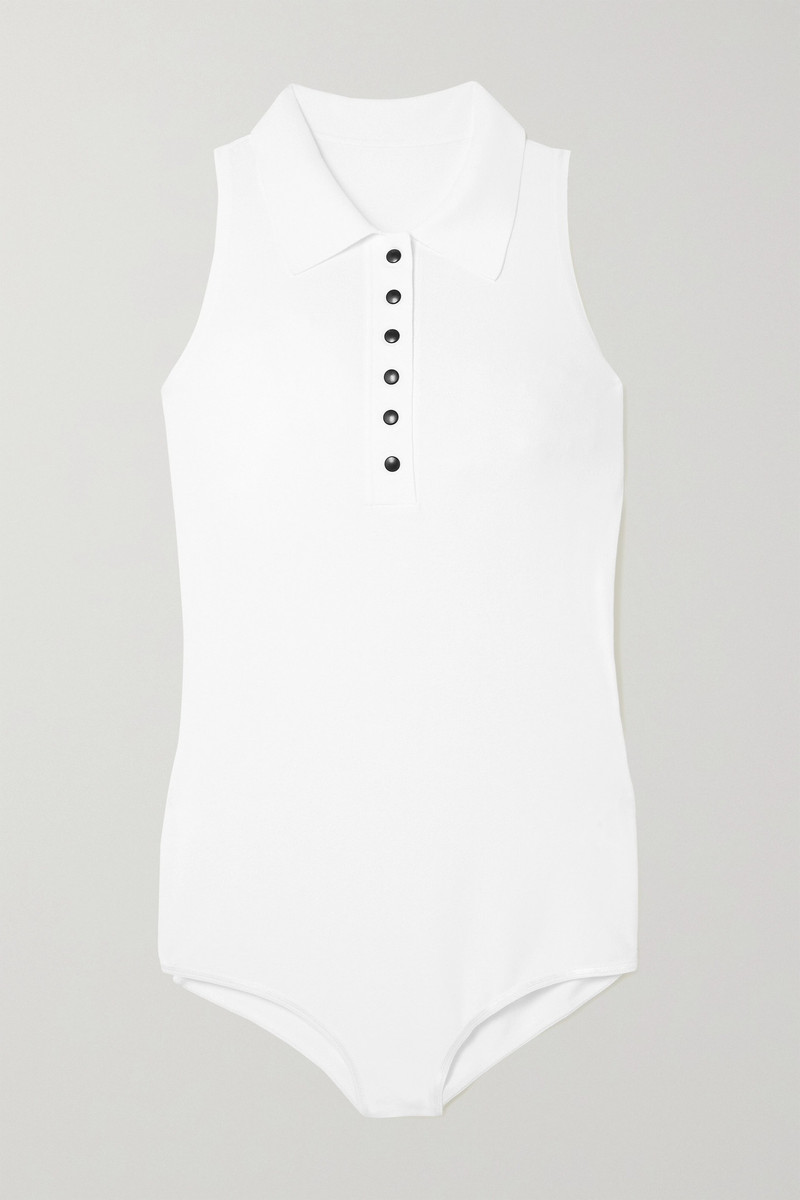스트레치 니트 bodysuit - 1