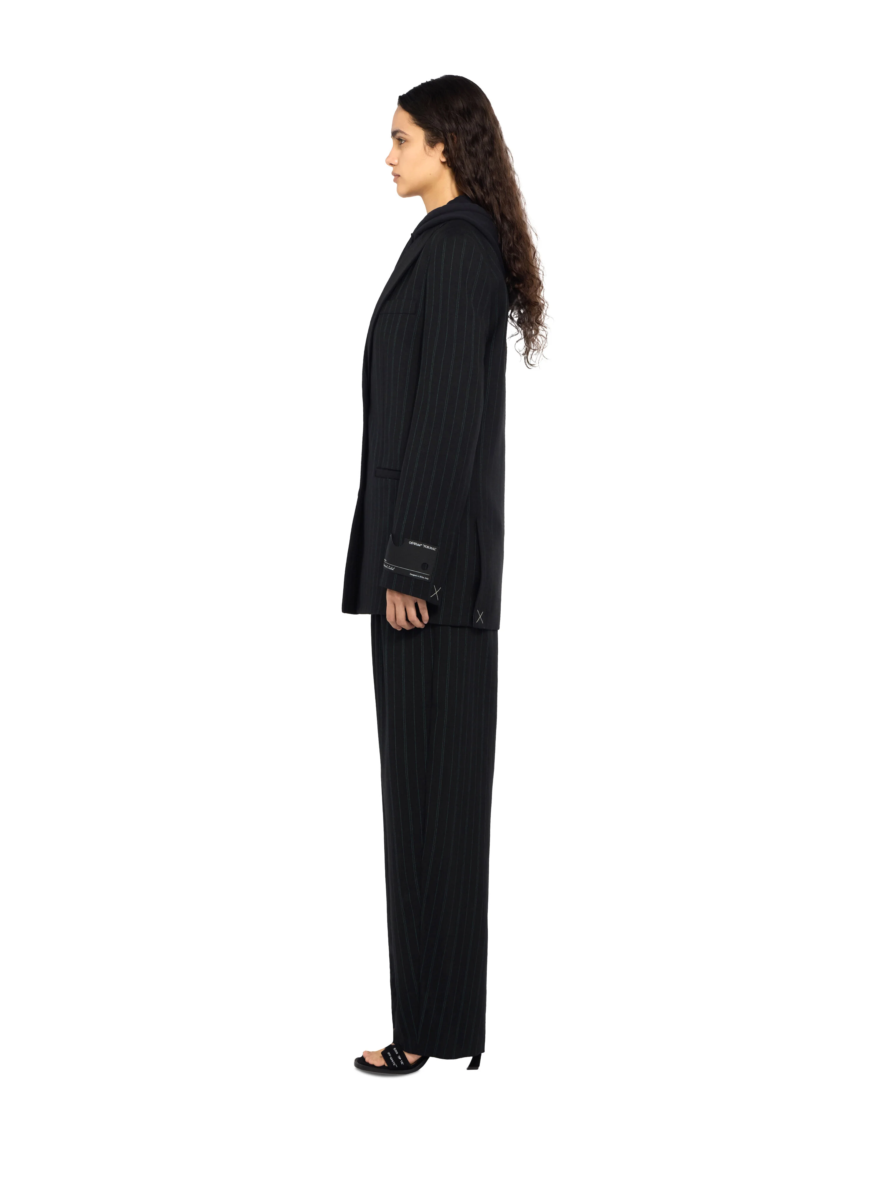 Pinstripe Tomboy Blazer - 1