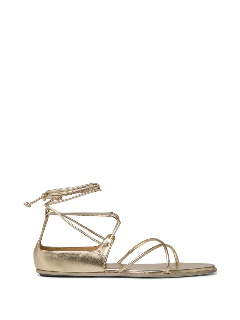 tie-strap flat sandals 1