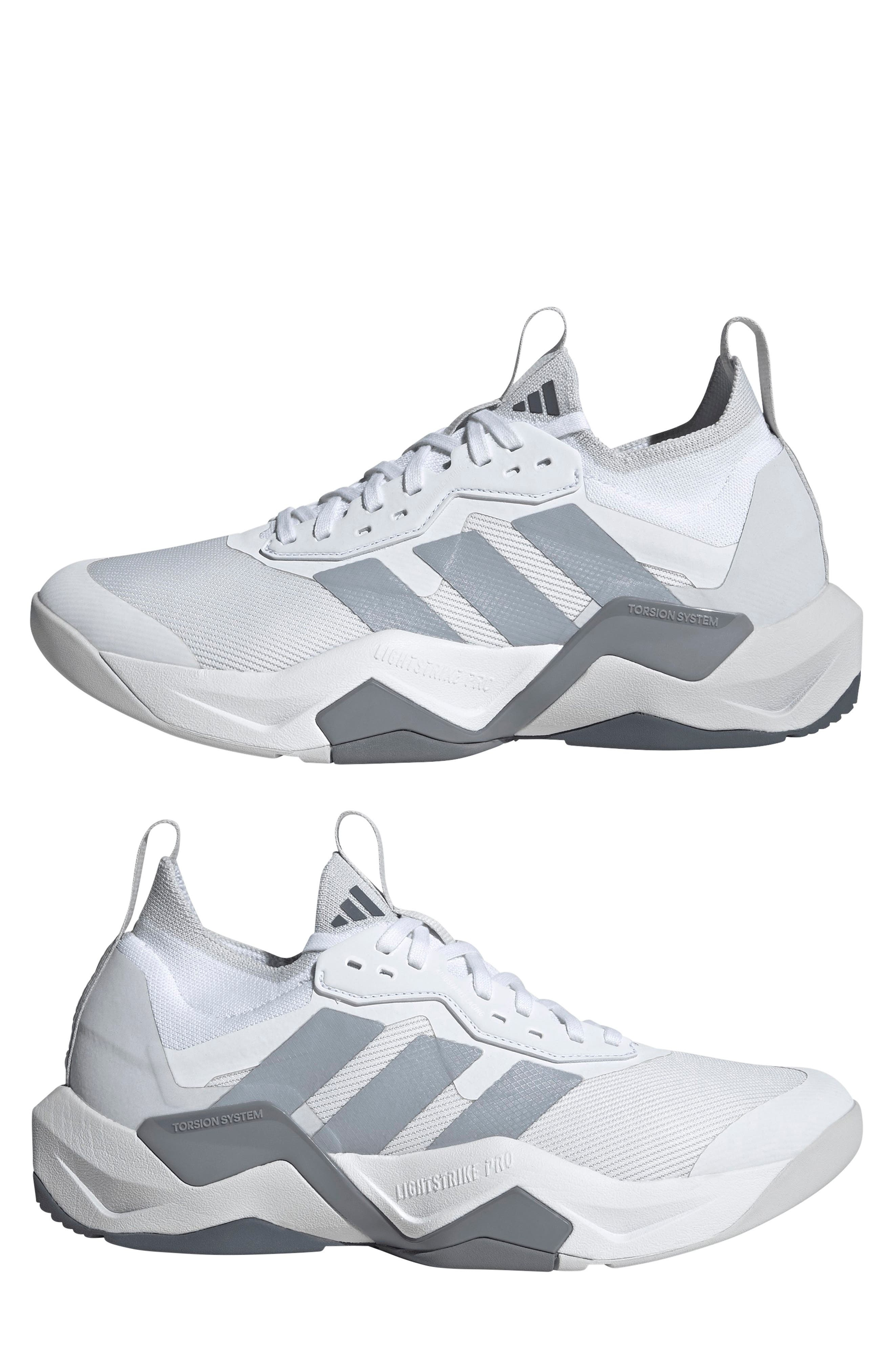 adidas Rapidmove Adv 2 HIIT Training Shoe in White/Halo Silver/Grey at Nordstrom - 9