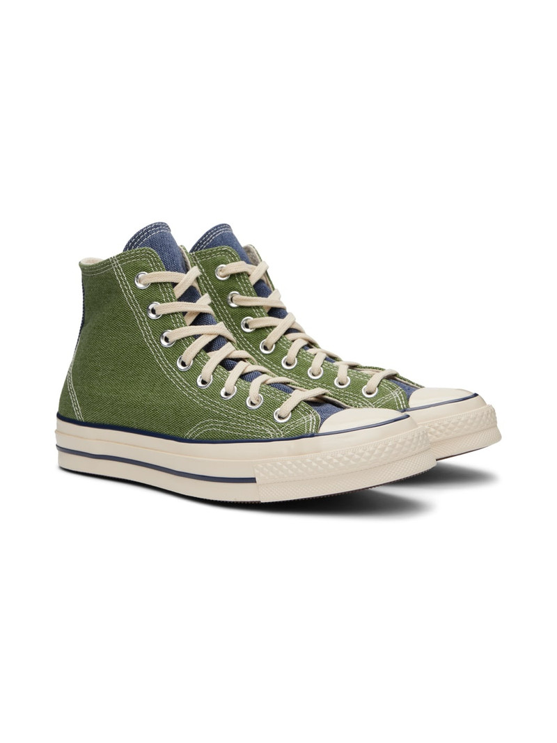 Green Chuck 70 Hi Sneakers 4