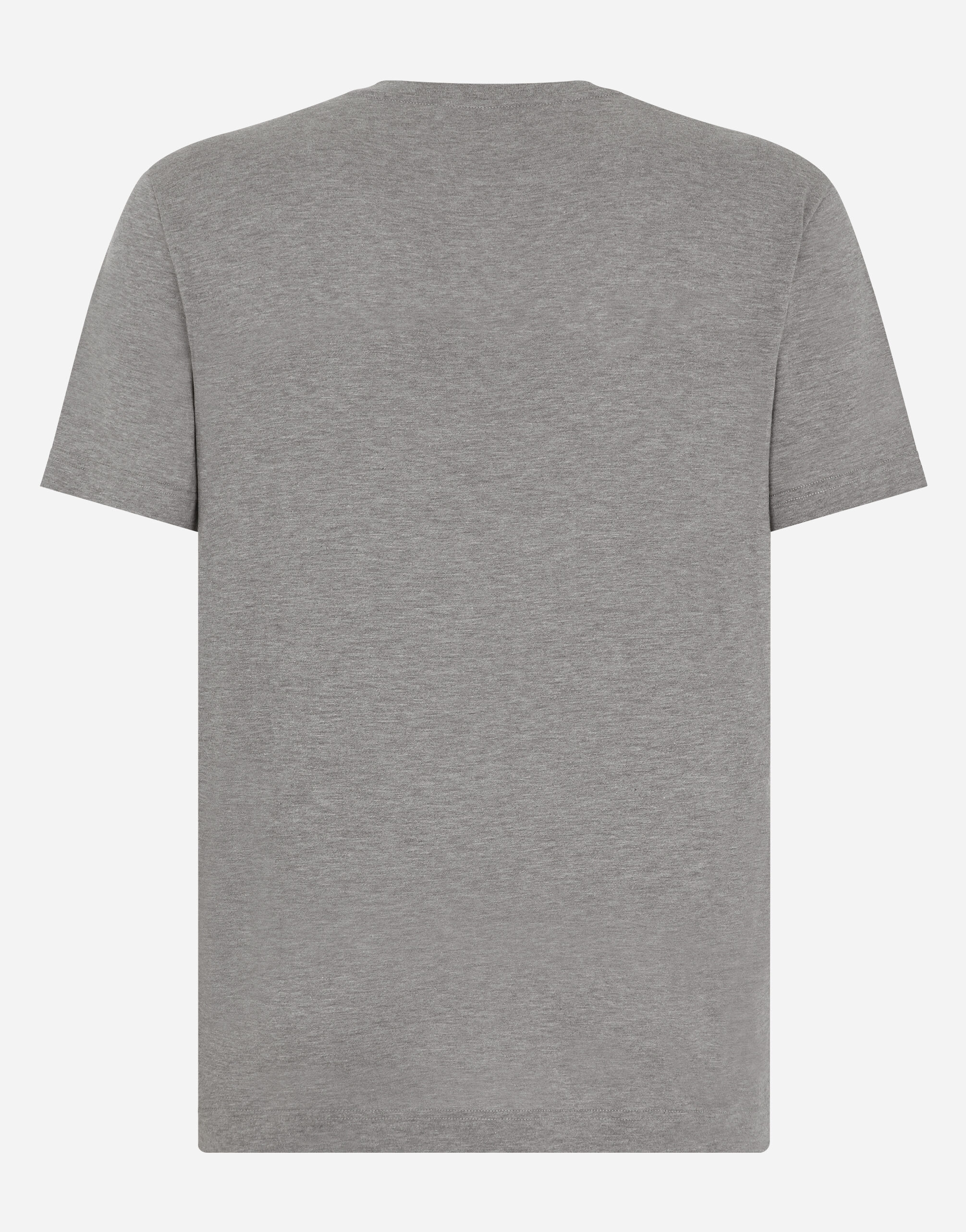 Cotton T-shirt with DG Milano logo embroidery - 2