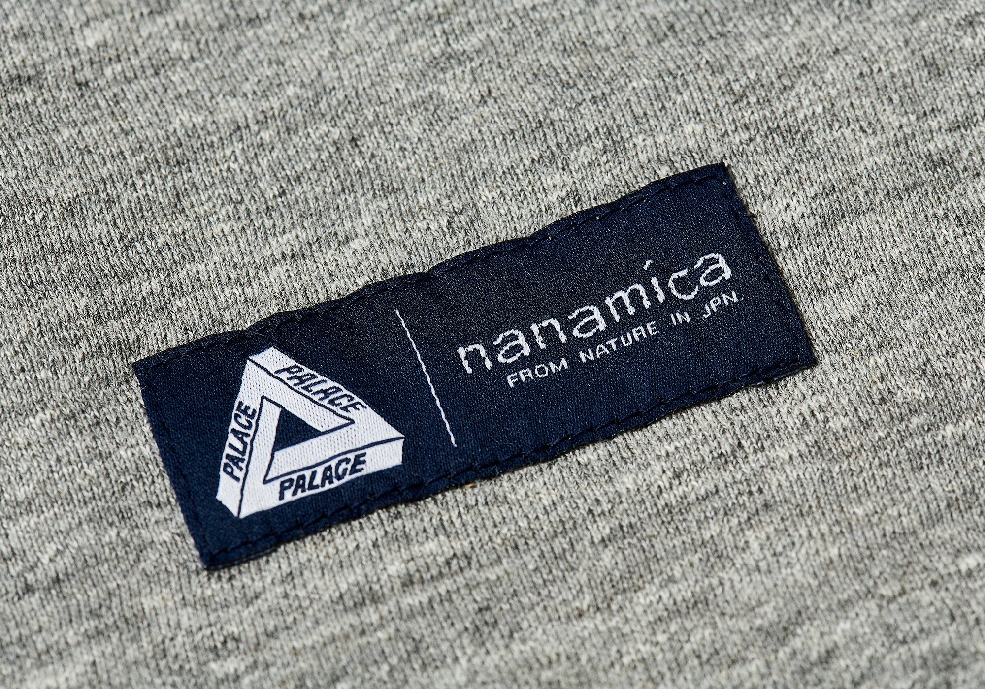 PALACE NANAMICA HOODED SWEAT HEATHER GREY - 3