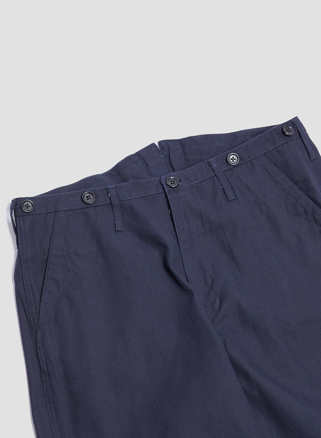 Adjustable Costume Duck Style Baggy Pants Navy - 2