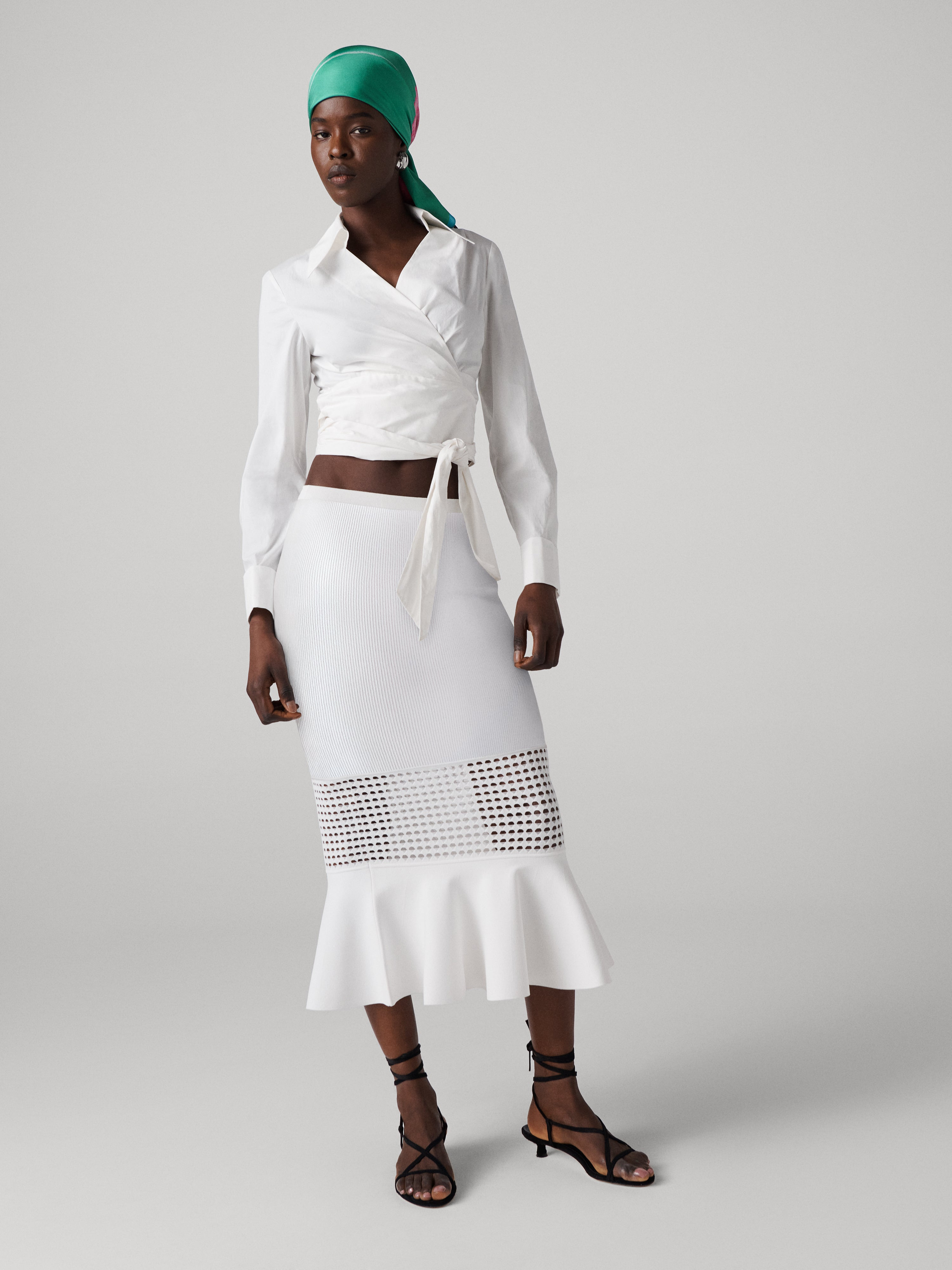 Georgia Eyelet Knit Skirt - 5
