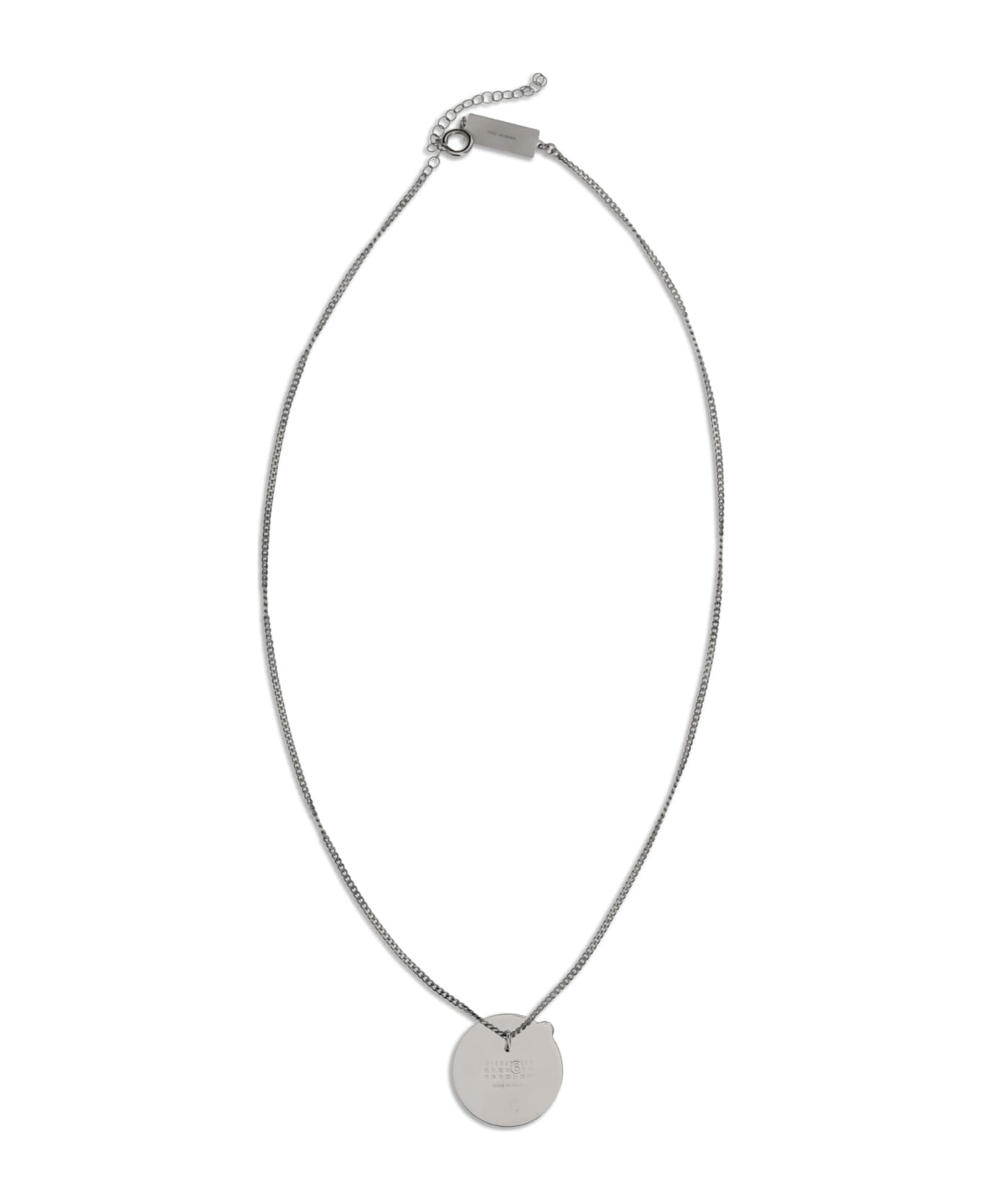 Necklace With Round Plaque - 2