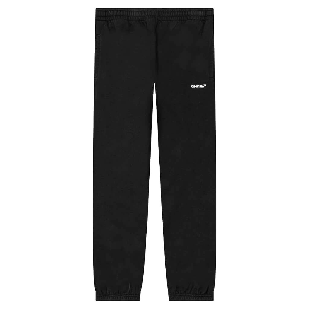 Off White OFF WHITE C O VIRGIL ABLOH WAVE DIAG SLIM SWEATPANT BLACK WHITE REVERSIBLE