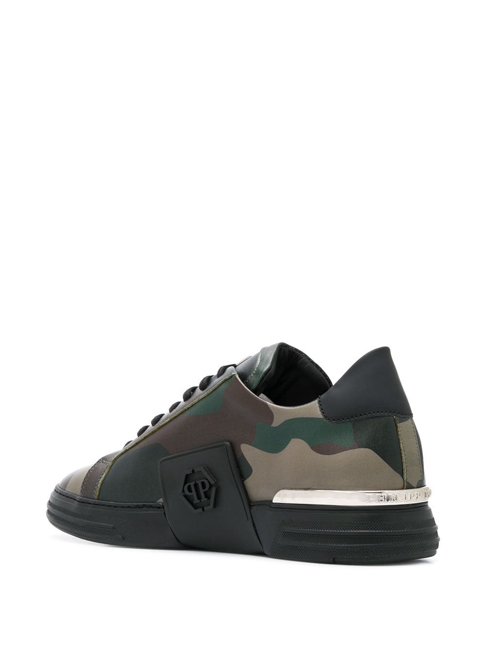 Camouflage low-top sneakers - 3