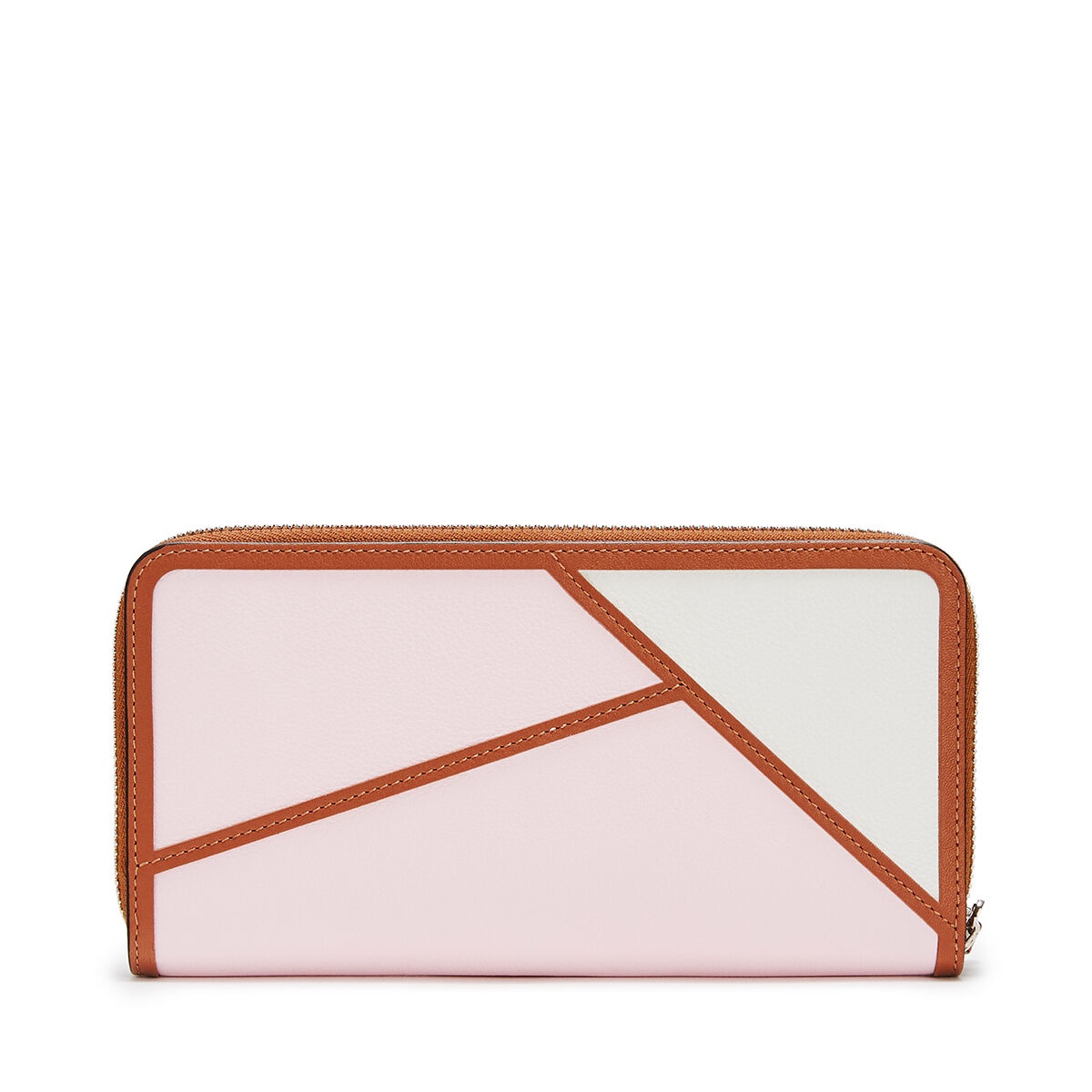 Puzzle zip around wallet in classic calfskin - 4