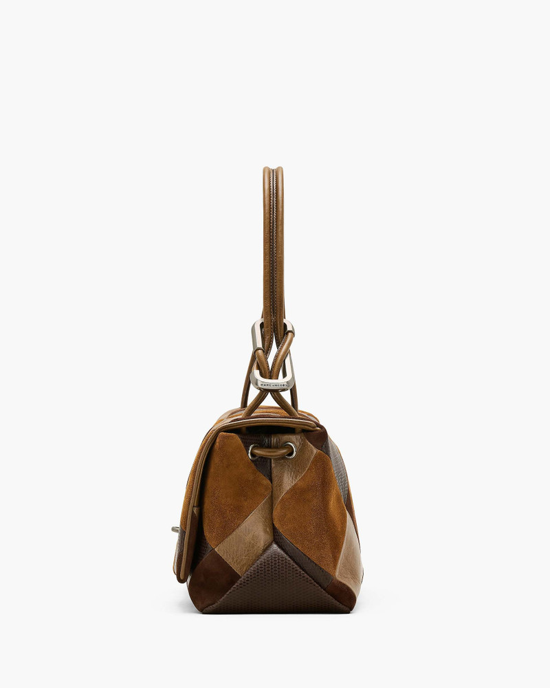 THE SUEDE PATCHWORK LARGE DUAL BAG 6