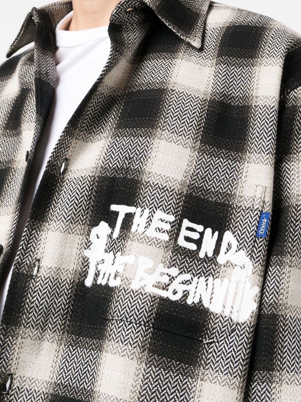 checked long-sleeve shirt - 5