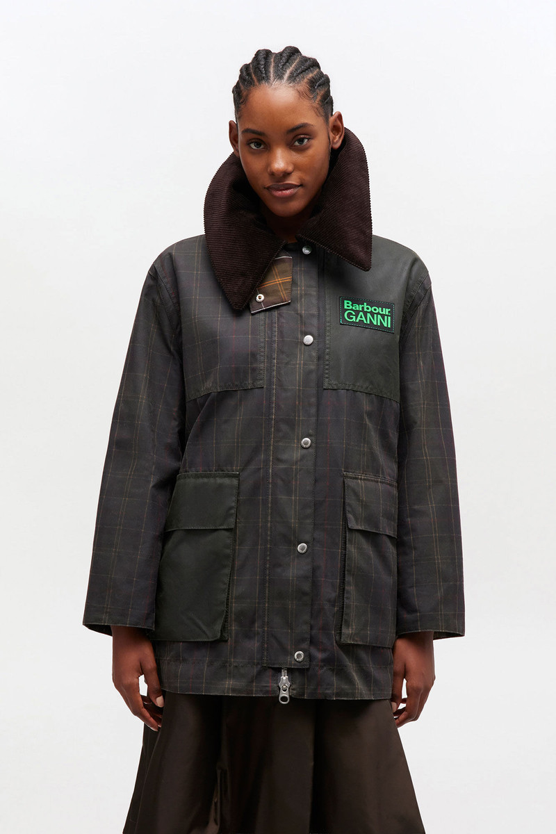 WAXED JACKET IN GREEN 5