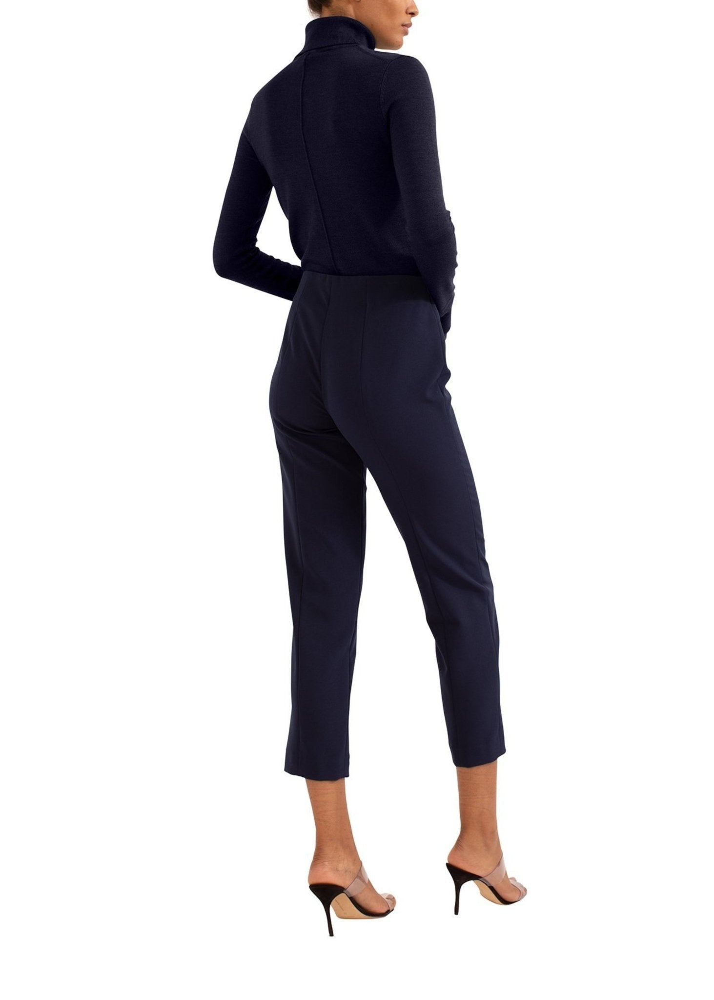 Matte Crepe Pintuck Pant - 2