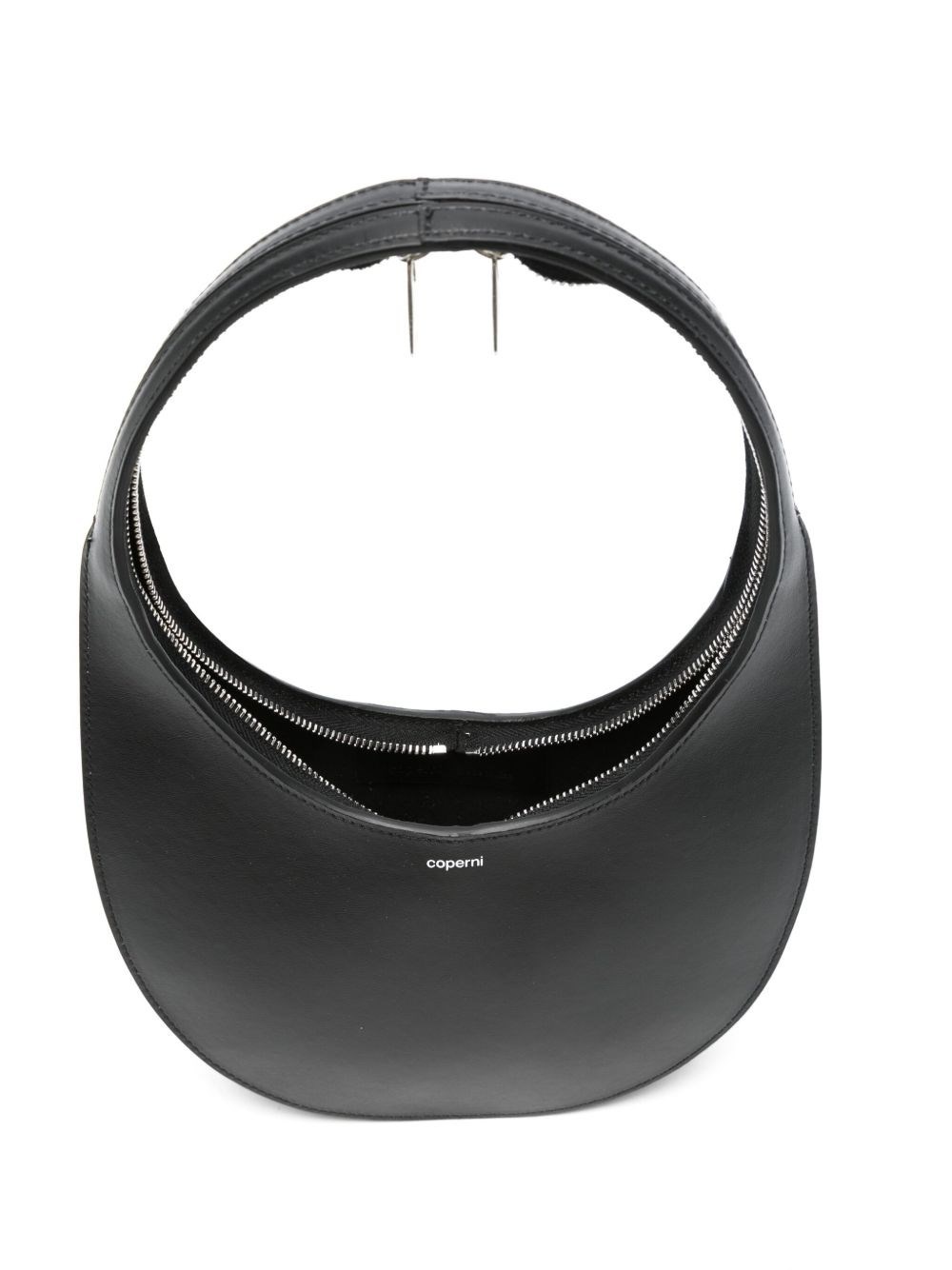 Swipe leather shoulder bag - 5