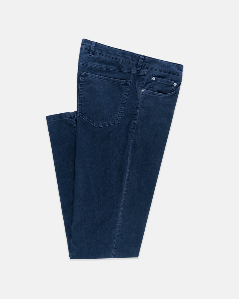 BLUE 5-POCKET CORDUROY PANT 1
