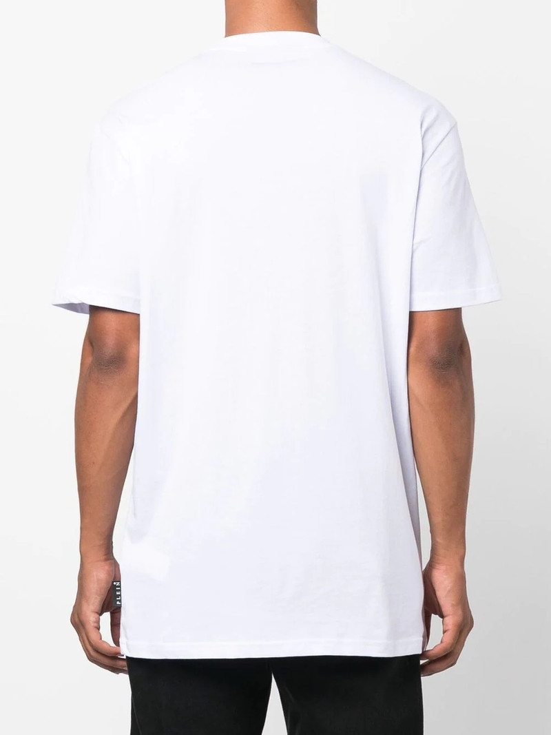 embroidered-logo crew-neck T-shirt 4