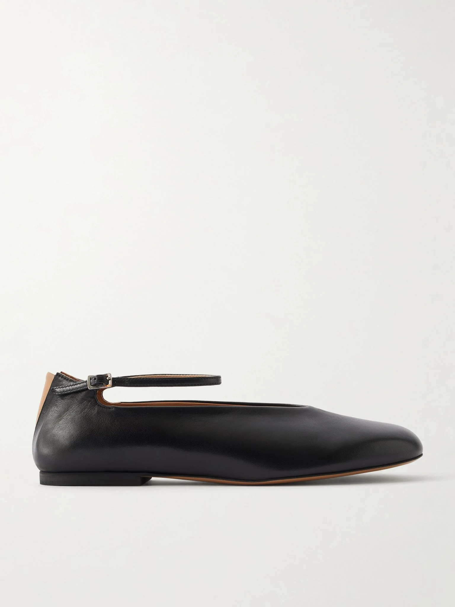Elyss leather ballet flats Black - 1