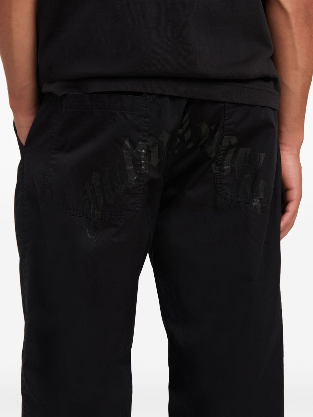 logo-print trousers - 6