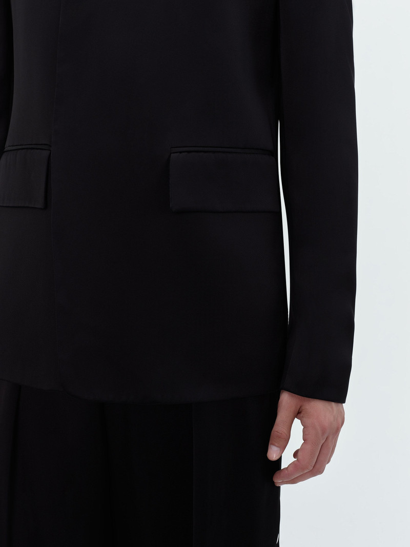 DOUBLE BREASTED STAND COLLAR BLAZER 6