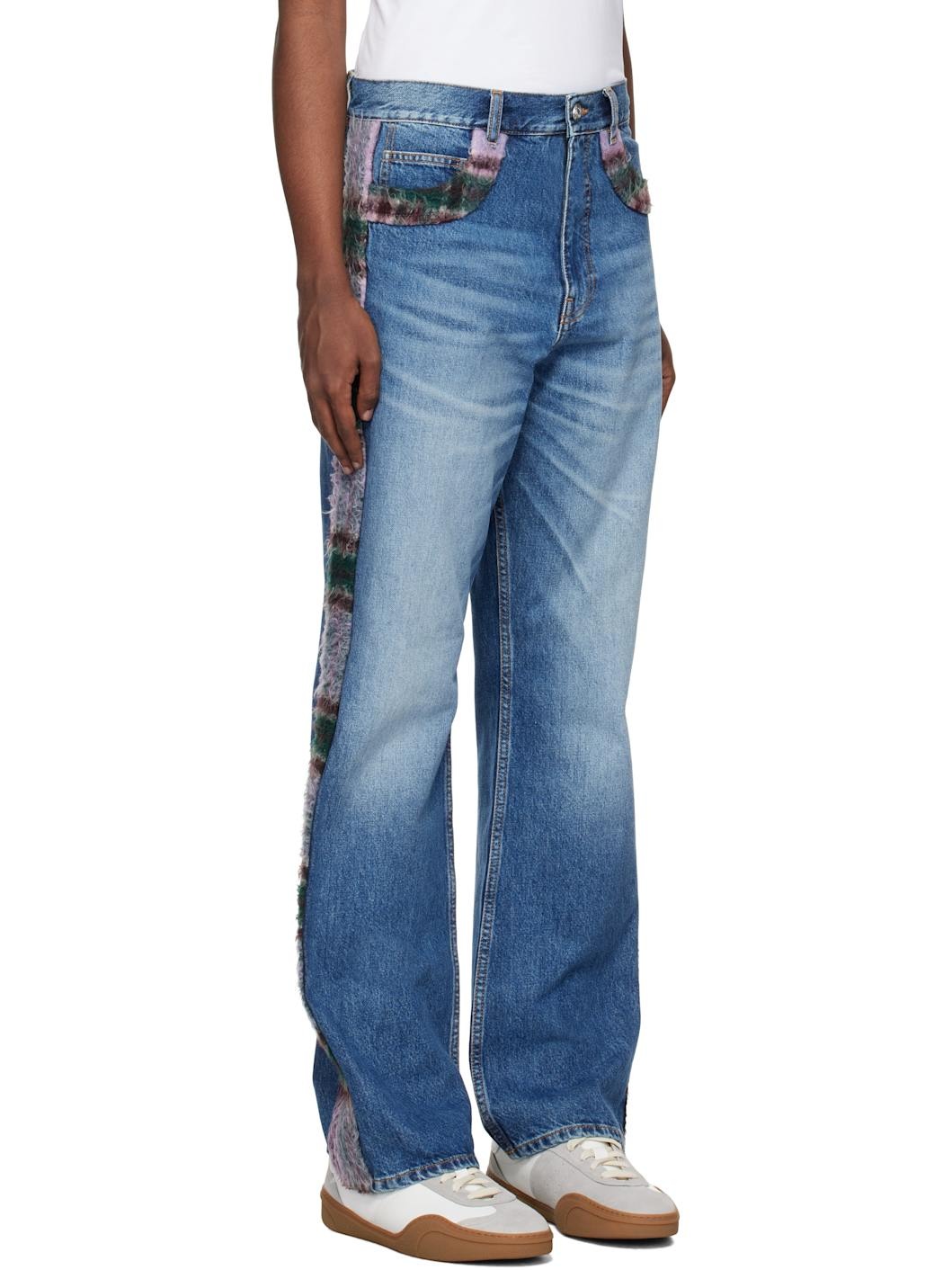 Blue Bootcut Jeans - 2