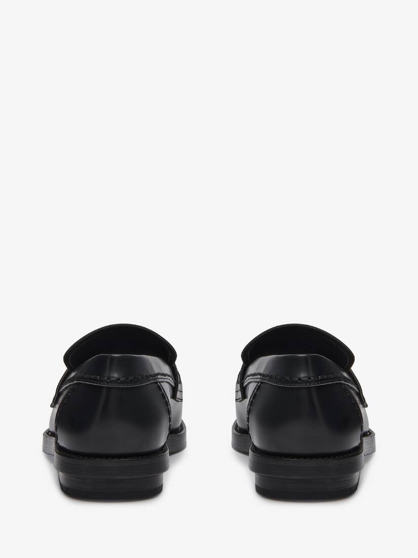 Women's Seal Loafer in Black/silver - 3
