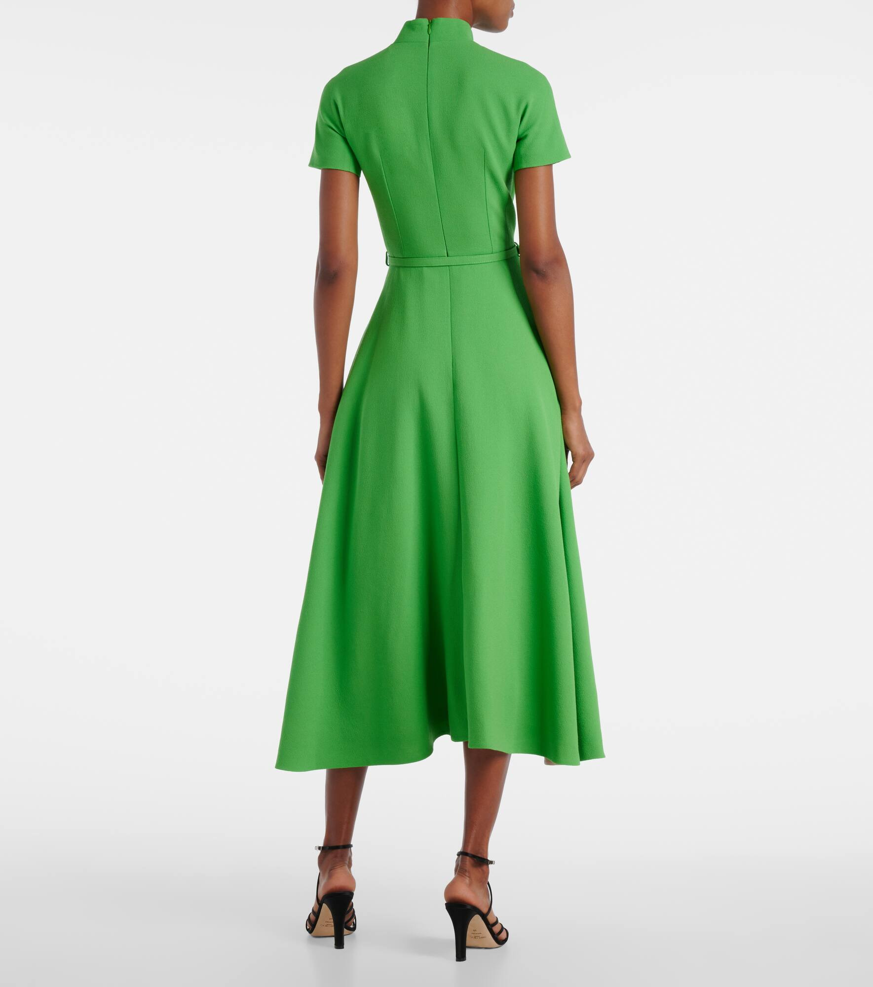 Camilla belted wool midi dress - 3