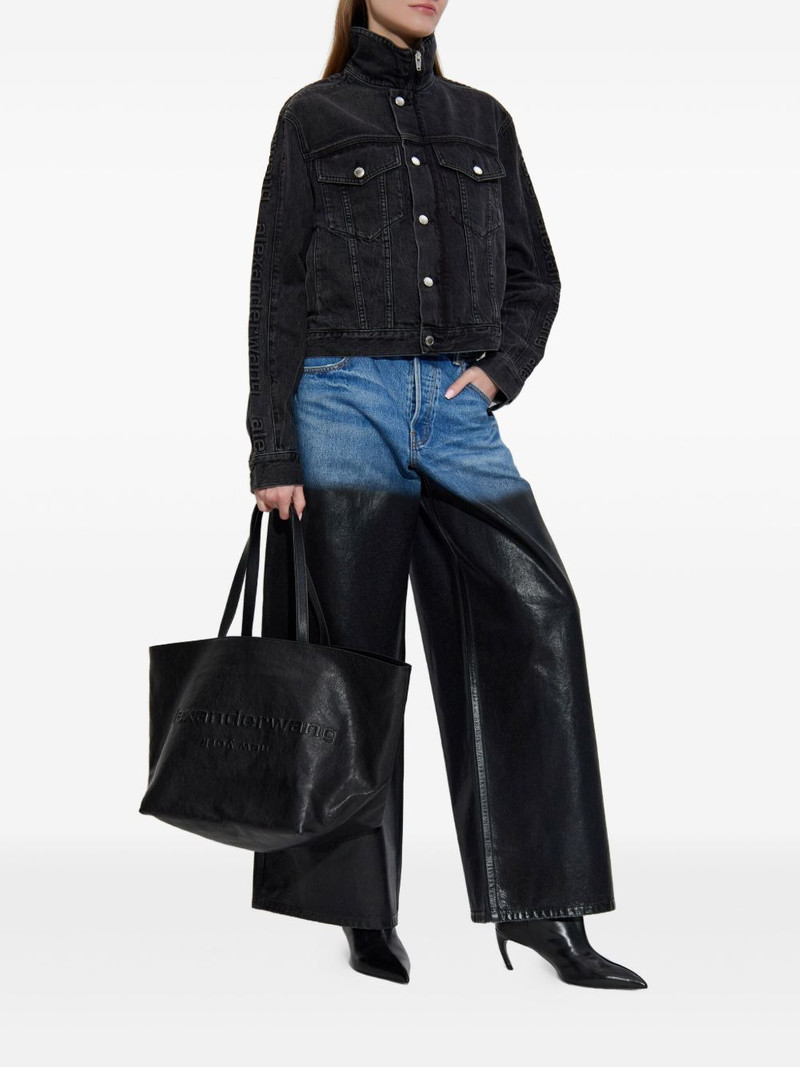 Alexander Wang zip-up denim jacket outlook
