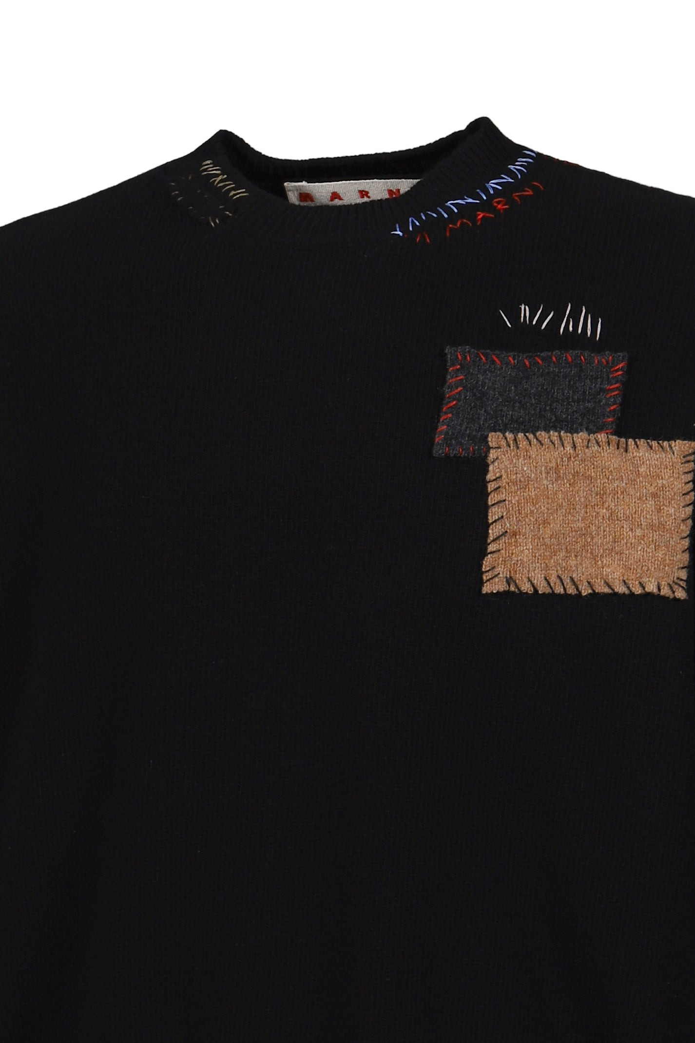 ROUNDNECK SWEATER / BLK - 4