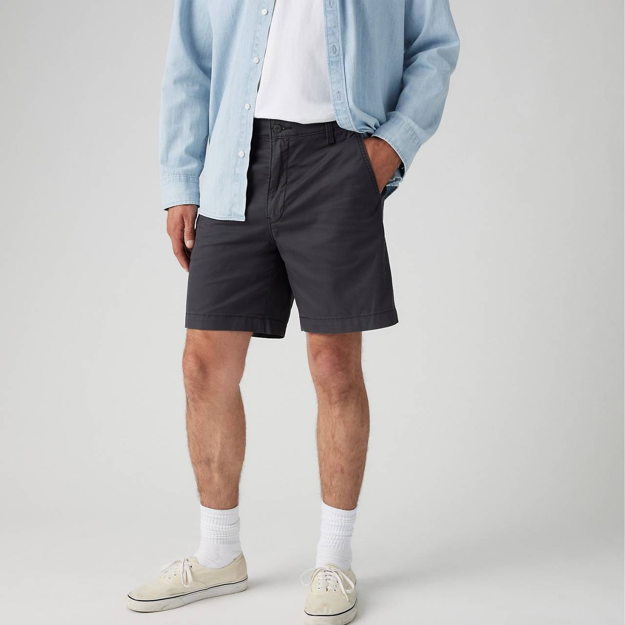 LEVI'S® XX CHINO AUTHENTIC RELAXED 8" LIGHTWEIGHT TWILL MEN'S SHORTS - 4